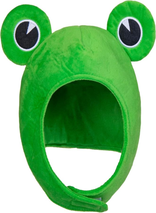 Frog hat with hood for Halloween costume, cosplay party - Image 1