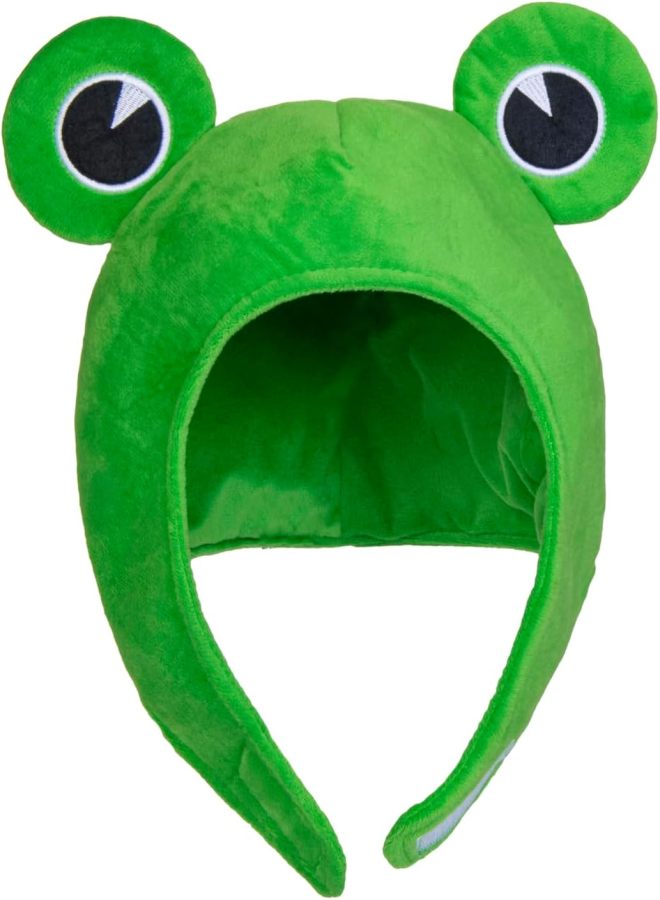 Frog hat with hood for Halloween costume, cosplay party - Image 3