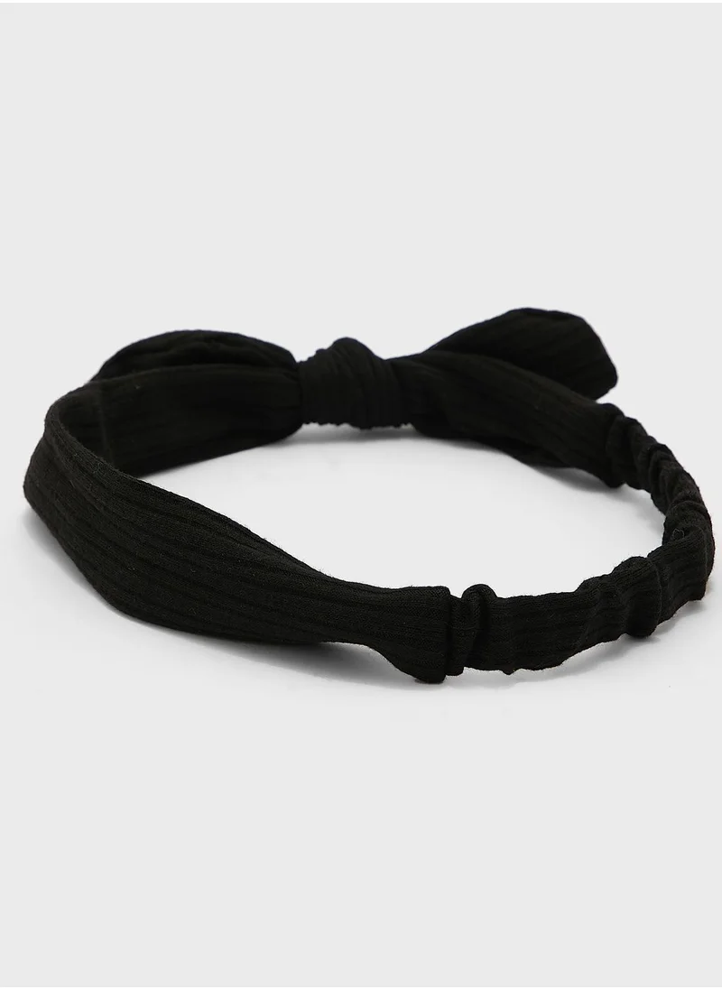 Claires Kids Ribbed Knot Headband