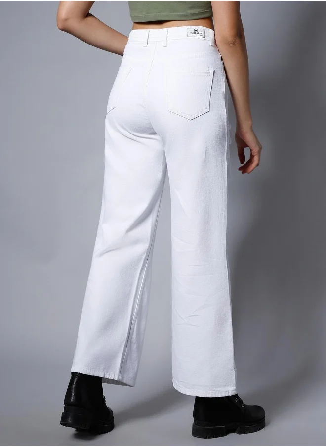 هاي ستار Women White Jeans