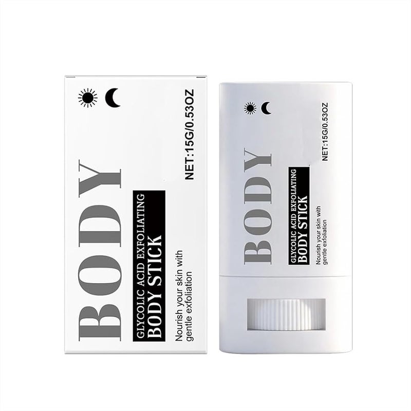 Goreem Exfoliating Body Stick,Exfoliating Lotion Stick,Smooths Rough Skin,Reduces the Appearance of Cellulite,Effect Radiant Skin,BodyCare Balm for Underarms,Legs,Body - Image 1