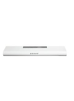 NOVEX Under Cabinet Kitchen Hood White 90cm Range Hood Convertible Duct 3-Speed Push Buttons, LED Light, and Powerful 1700 RPM  - Image 2