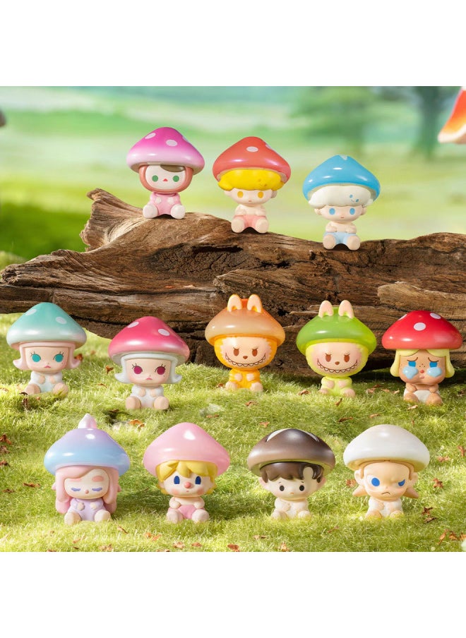 Genuine Bubble Mart POP Mushroom Elf Series Doll Cute Cute Cute Cute Cute Cute Cute Box Small Doll-Color:CHAKA [Mushroom Limit]]  - Image 3