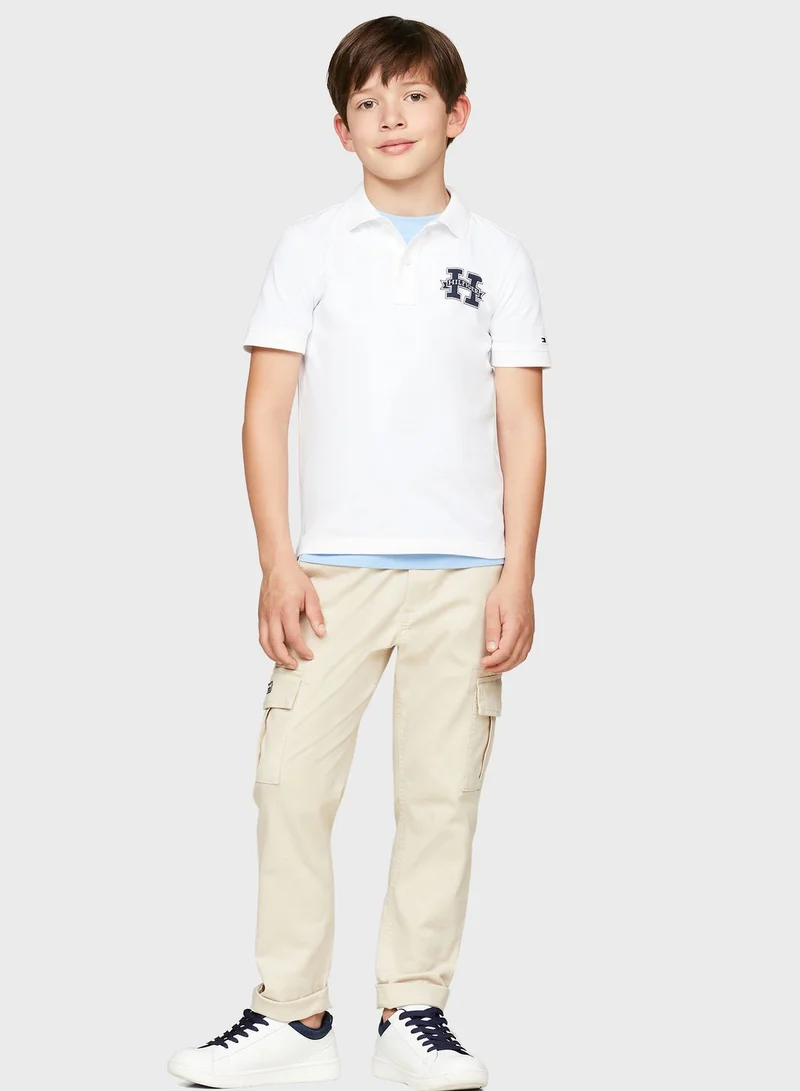 TOMMY HILFIGER Youth Logo Regular Polo