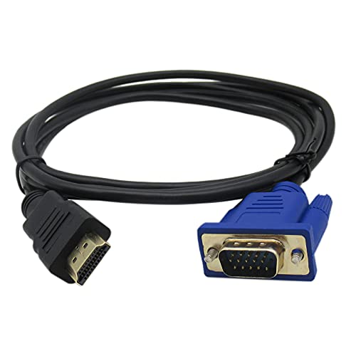 USonline911 HDMI Male to VGA Male Video Converter Adapter Cable for PC DVD 1080P HDTV 6FT - Image 1