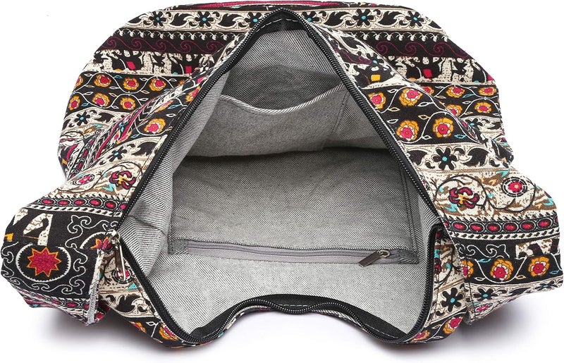 Coton Pose Women Shoulder Handbags Fashion canvas Hippie Crossbody Bags Bohemian Animal Prints Hobo Bags - Image 3