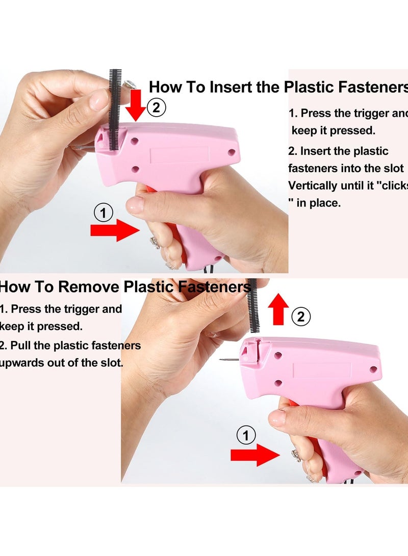 Stitch Gun for Clothes, Tagging Gun for Clothing, Micro Handheld Tag Gun Quick Stitch Sewing Gun, Portable Quick Clothing Fixer Hemming Tool Includes 6 Needles - Image 5