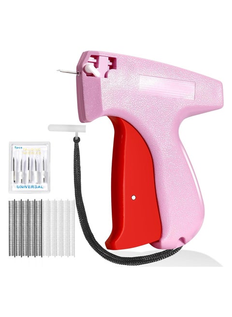 Stitch Gun for Clothes, Tagging Gun for Clothing, Micro Handheld Tag Gun Quick Stitch Sewing Gun, Portable Quick Clothing Fixer Hemming Tool Includes 6 Needles