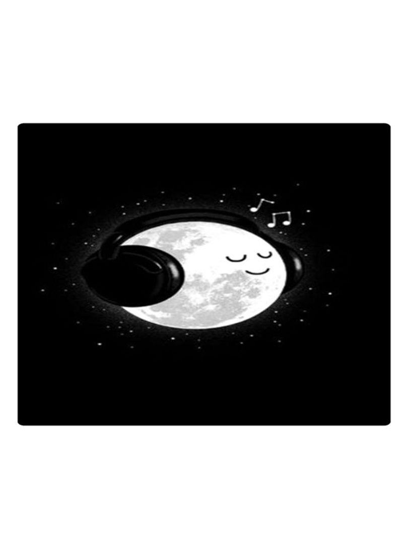 RKN Printed Anti-Slip Gaming Mouse Pad Black/White