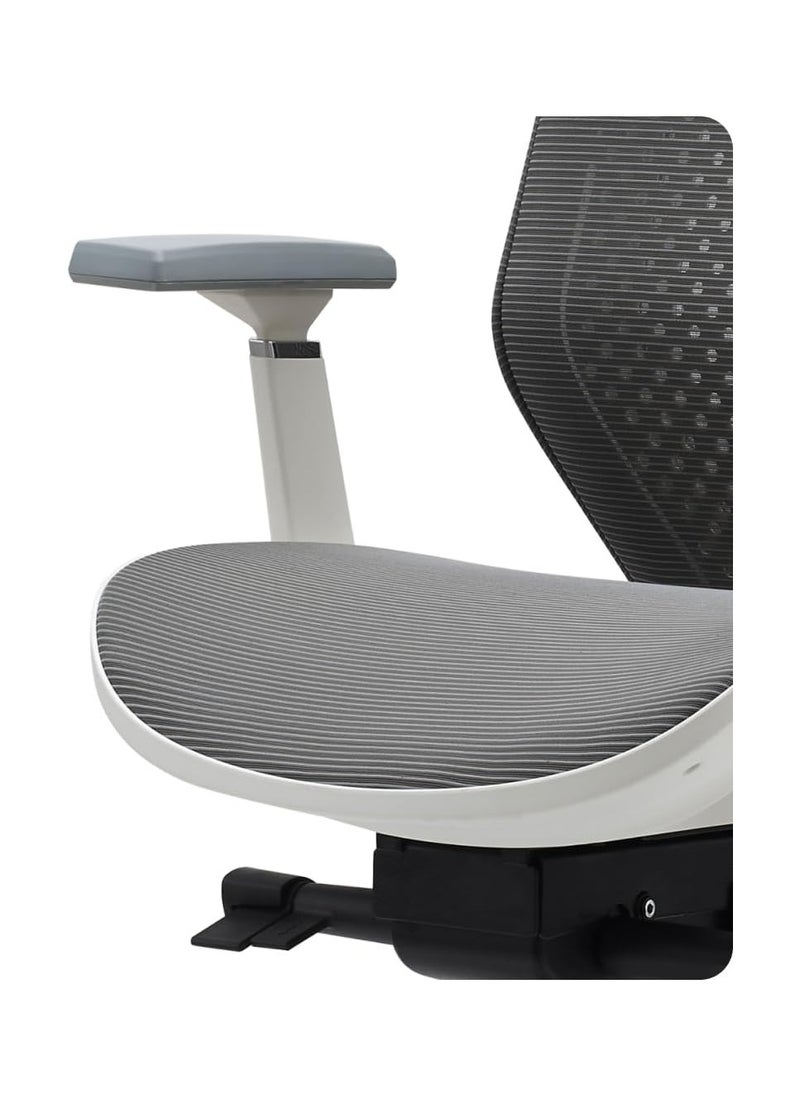 NAVODESK Navodesk ROVER Chair Full Mesh Modern Office Chair Ergonomic Adjustable With 3D Armrest Breathable Mesh Seat COOL GREY  - Image 5