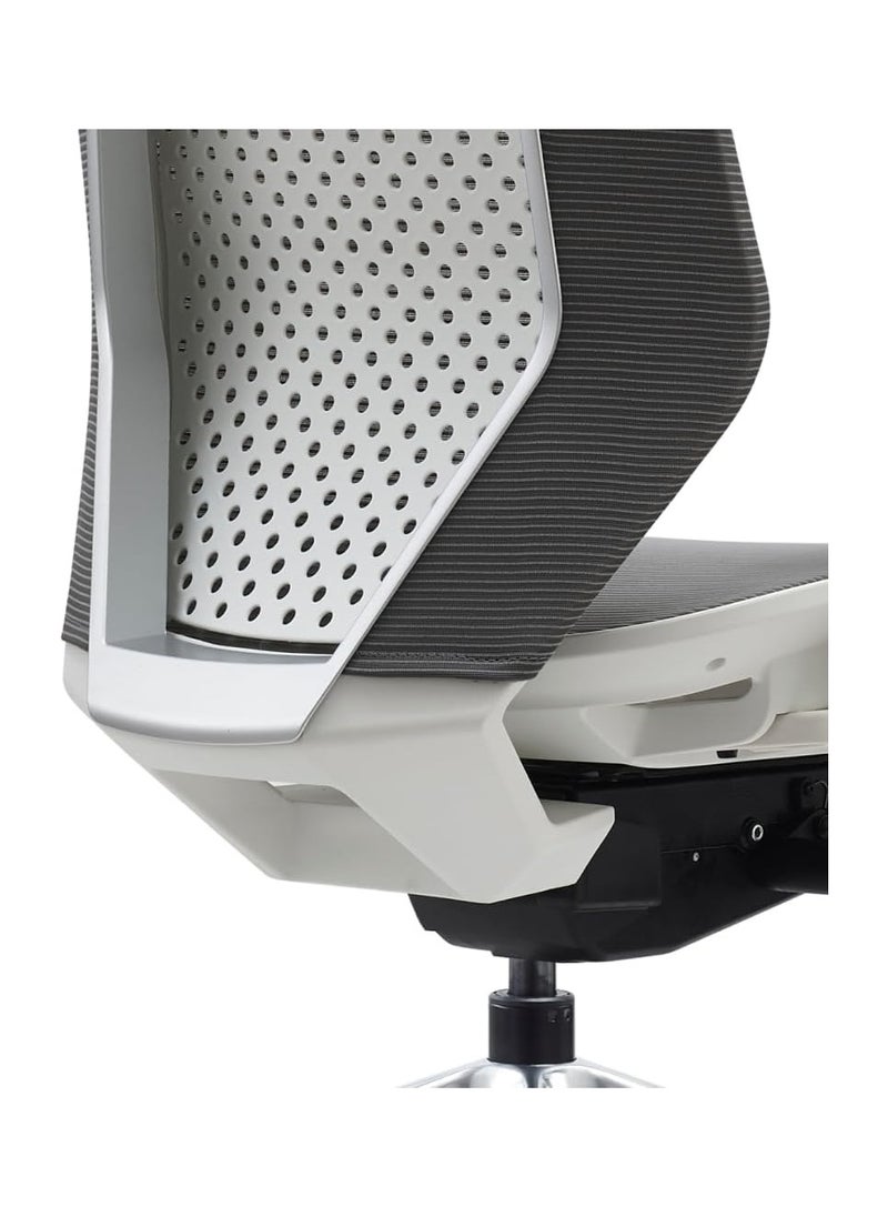 NAVODESK Navodesk ROVER Chair Full Mesh Modern Office Chair Ergonomic Adjustable With 3D Armrest Breathable Mesh Seat COOL GREY  - Image 4