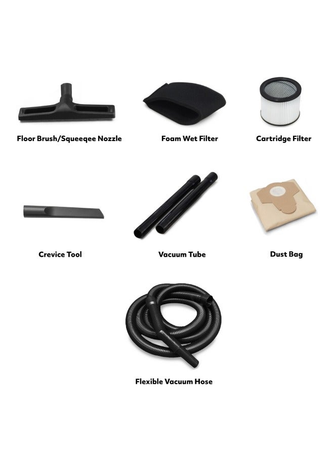 VTOOLS 1200W 30L Vacuum Cleaner with Blowing Function, Single Motor - Image 5