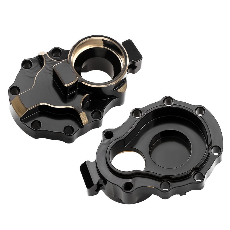 2 PCS Brass Counterweight Rear Axle Door Gearbox Base Inner Cover Base Replacement for Traxxas TRX4 Remote Control Crawler Car - Image 3