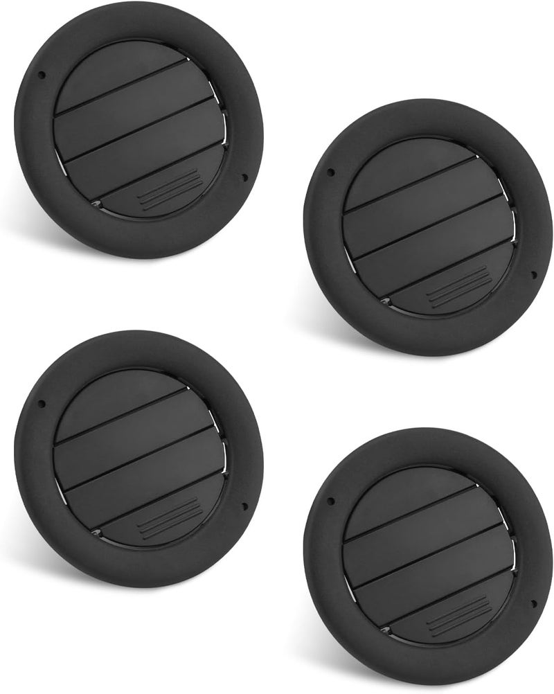ANODZU 4 Pack Rear Roof Ceiling AC Air Vent for Ford Expedition & Lincoln Navigator 2014-2021, Black - Image 1