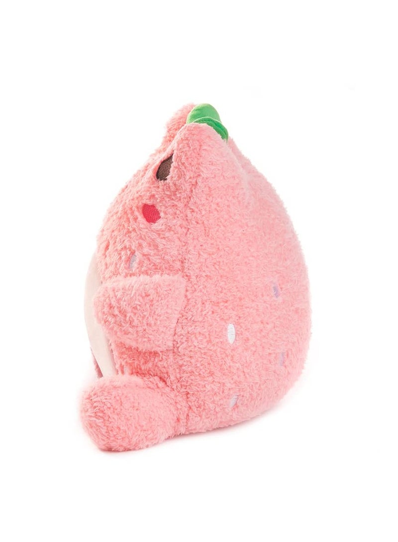 9 Inch Soft Strawberry Frog Plush Toy Adroable Collectible Stuffed Animal Gift - Image 5