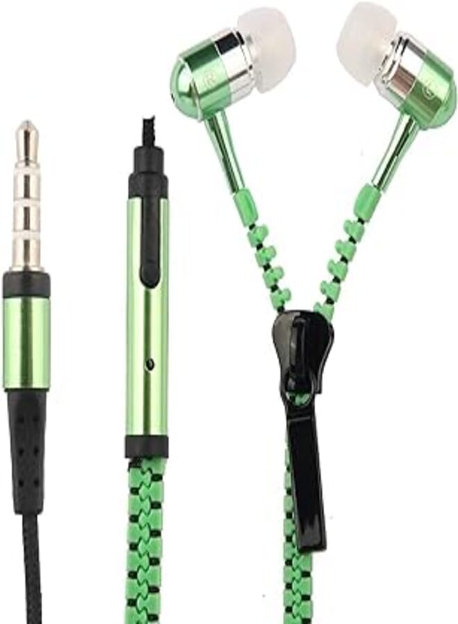 OR Earphones with Mic Green