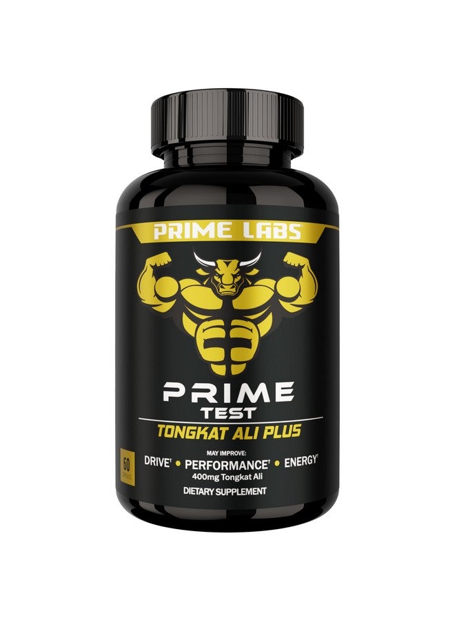 PRIME LABS Prime Labs Tongkat Ali for Men - Plus Organic Black Maca Root and Tribulus Terrestris - Performance, Vitality, Energy - 60 Count - Image 1