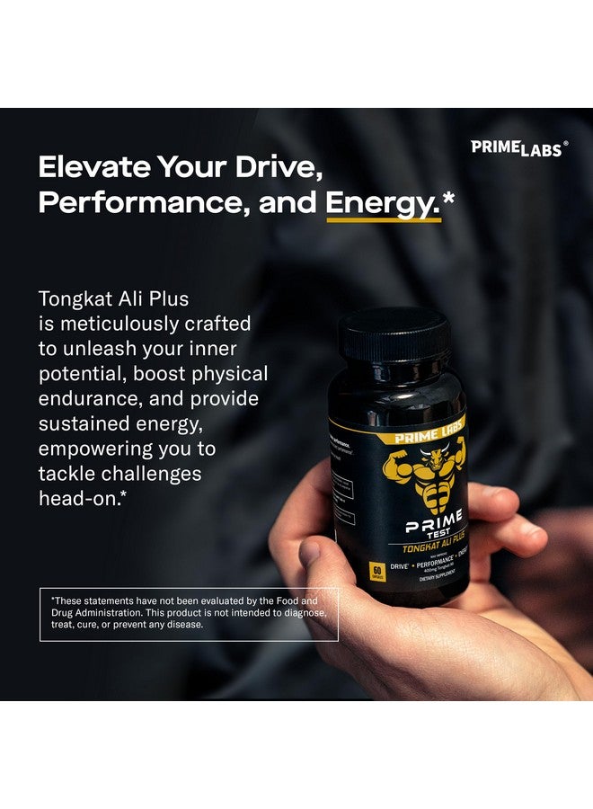 PRIME LABS Prime Labs Tongkat Ali for Men - Plus Organic Black Maca Root and Tribulus Terrestris - Performance, Vitality, Energy - 60 Count - Image 2