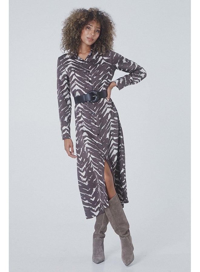 BSB Zebra print shirtdress  - Image 4