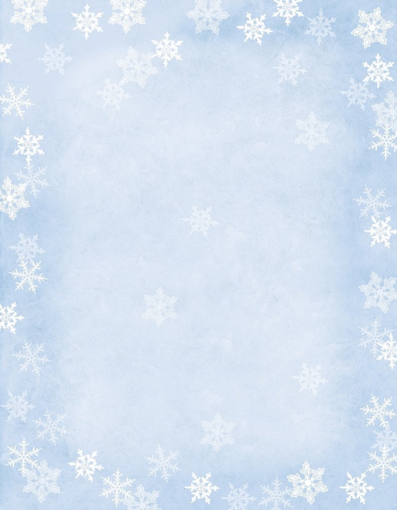 Hortense B. Hewitt Hortense B Hewitt 80Pack Sheets Winter Flakes Decorative Paper