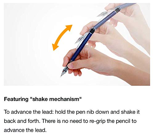 Tombow Tombow Mono Graph Shaker Mechanical Pencil 05MmPattern Body ShMgBlack - Image 5