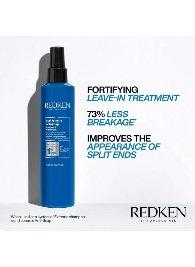 REDKEN - Redken Extreme Anti-Snap Anti-Breakage Leave-In Treatment For Distressed Hair - Fortifies & Helps Reduce Breakage, Infused With Proteins - Image 1