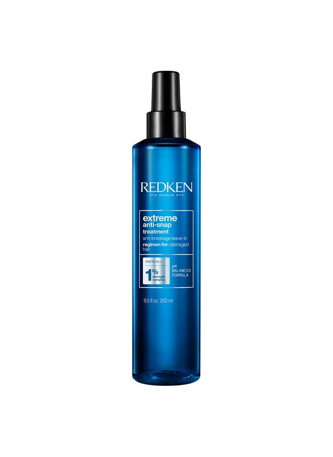 REDKEN - Redken Extreme Anti-Snap Anti-Breakage Leave-In Treatment For Distressed Hair - Fortifies & Helps Reduce Breakage, Infused With Proteins - Image 1