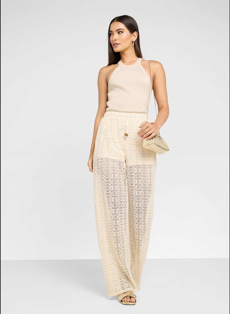 فيرو مودا بنطلون فيمايا واسع - Image 1