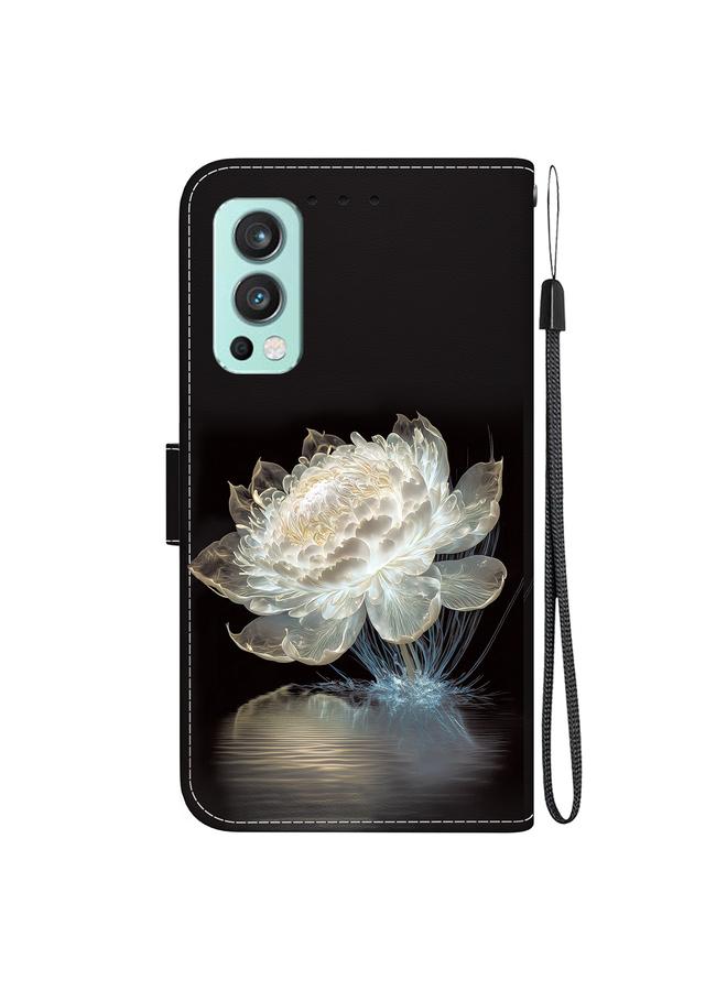 S-TOP Case For OnePlus Nord 2 5G Crystal Texture Colored Drawing Leather Phone Case - Image 3