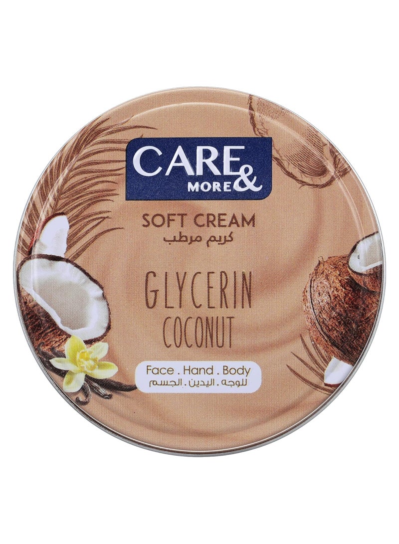Care & More Soft Cream With Glycerin Coconut Beige 75ml
