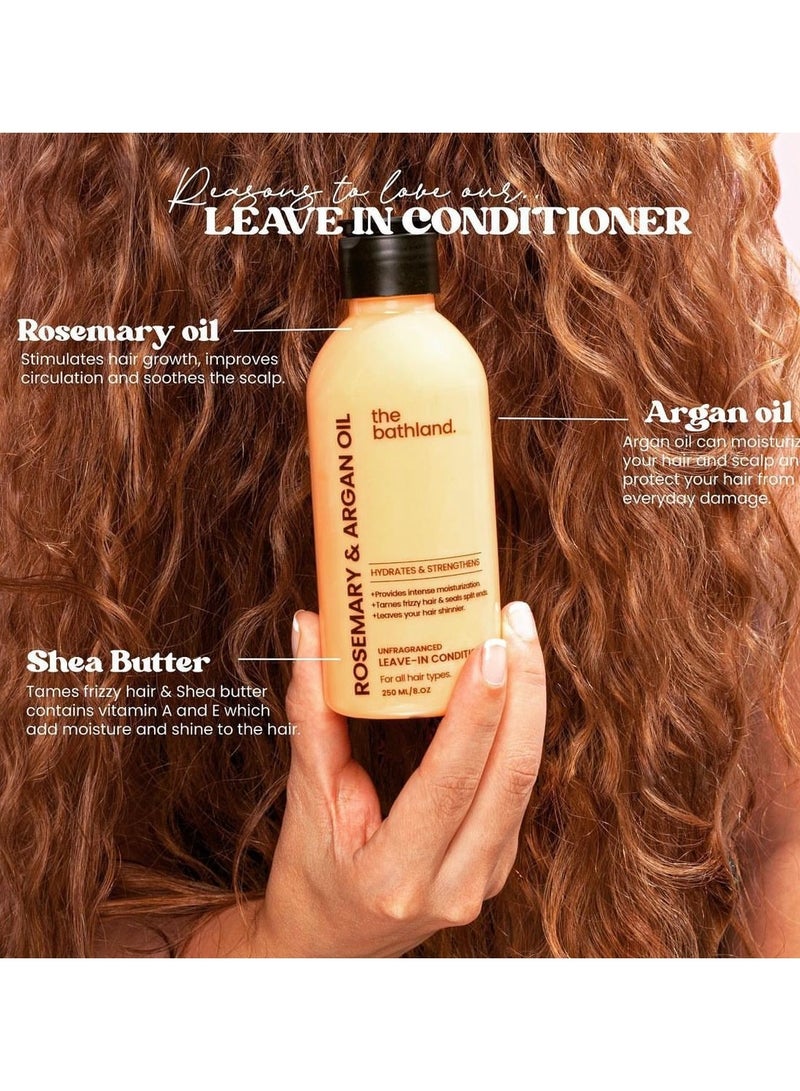 the bath land Thebathland leave in conditioner with rosemary and argan - 250 ml - Image 3