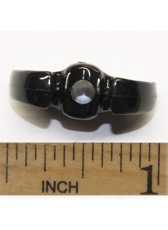 BeadExplosion Black Flying Bat Beads Large Hole Made In Usa 1" Wide - Image 3