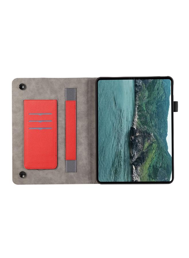 اس-توب جراب لجهاز Lenovo Tab M10 2nd TB-X306F اللوحي من الجلد الملمس الليتشي - Image 3
