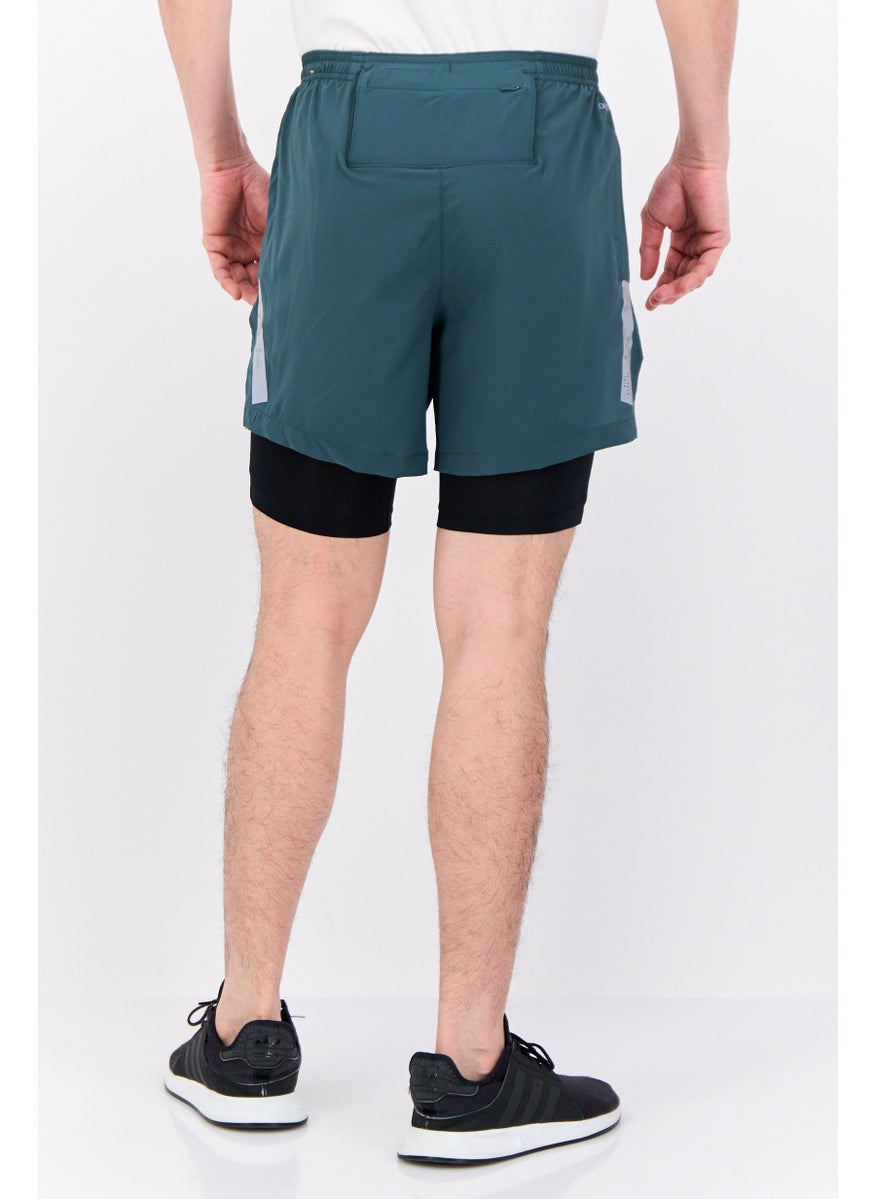 Nike Men Standard Fit 8 Inseam Training Short, Green  - Image 3