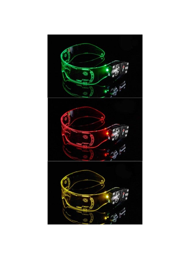 SpyX Night Ops Glasses - Hi-Tech Spy Toy Gadget For Spy Kids Night Mission. Dual Led Lights: White Spotlight & 3-Color Silent Signal Lights. Mission Graphics Etched Into Surface  - Image 2