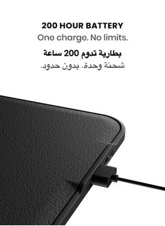 تاينيموس لوحة مفاتيح سحرية تاينيموس SpacePad للآيباد – كيبورد آيباد متعدد الوظائف مع لوحة لمس 3 اتجاهات، إضاءة خلفية بـ7 ألوان، مفاتيح مقصية، بلوتوث 5.0، لوحة مفاتيح قابلة للفصل مع غطاء للآيباد، إضاءة خلفية باللغتين العربية والإنجليزية – متوافق مع iPad Air 4 و 5، iPad Pro 11 إنش (2018-2022)، و iPad Air 11 إنش (موديل 2024) – لون أسود كربوني  - Image 5