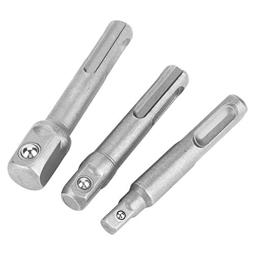 H9 Chrome Vanadium Steel Sds Plus Drill Socket Converter Adaptor Bit To Nut Runner 1/4" 3/8" 1/2" For Hammer Drill Bit Adapter Nut Impact Driver - Image 4