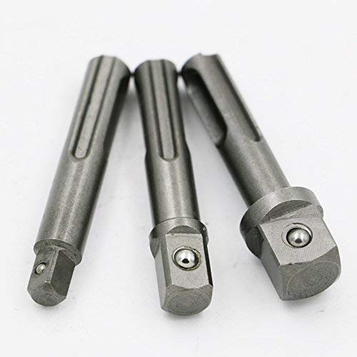 H9 Chrome Vanadium Steel Sds Plus Drill Socket Converter Adaptor Bit To Nut Runner 1/4" 3/8" 1/2" For Hammer Drill Bit Adapter Nut Impact Driver - Image 1