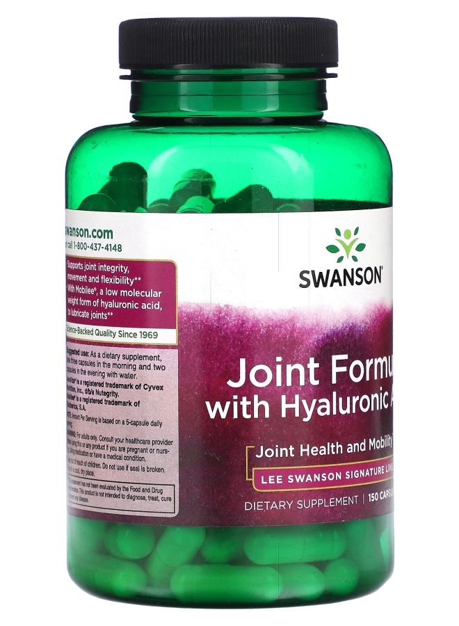 SWANSON Joint Formula With Hyaluronic Acid 150 Capsules - Image 2