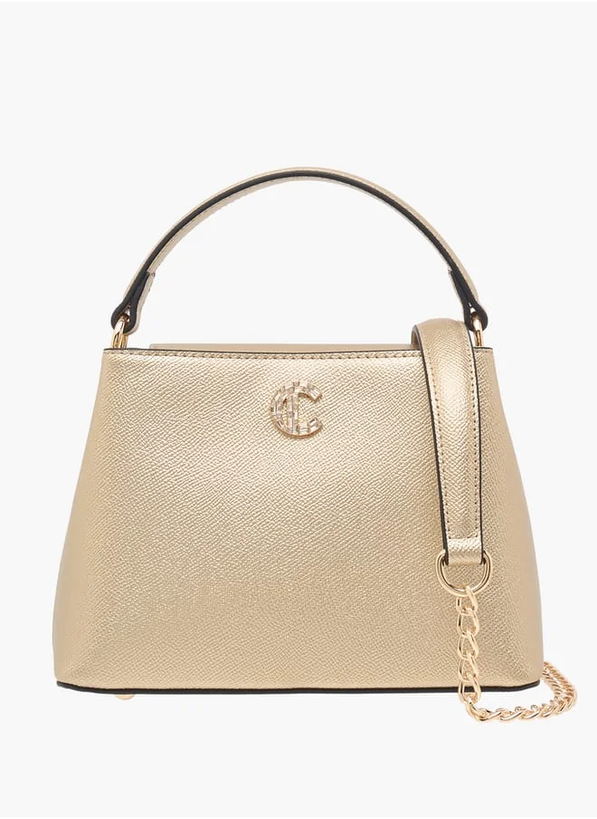 Le Confort Women Textured Crossbody Bag with Handle