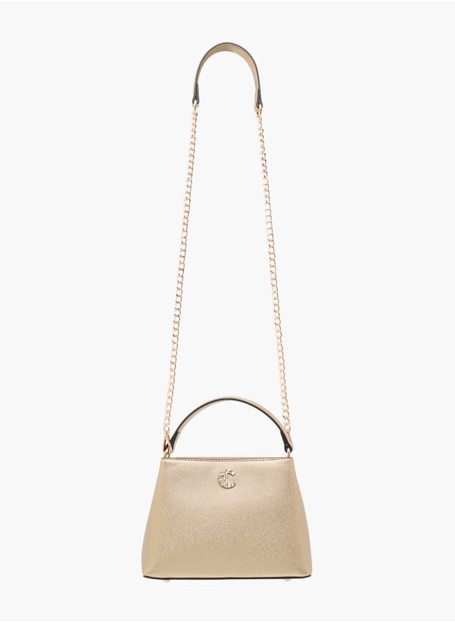 Le Confort Women Textured Crossbody Bag with Handle  - Image 2