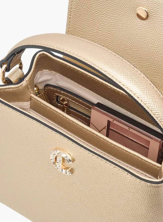 Le Confort Women Textured Crossbody Bag with Handle