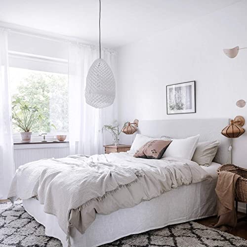 RedChimes Self Adhesive Waterproof Wallpaper White Wall Sticker for Living Room Hall Bedroom Decoration Polyvinyl Wallpaper Vinyl PVC Wall Stickers 45 x 304 cm - Image 3