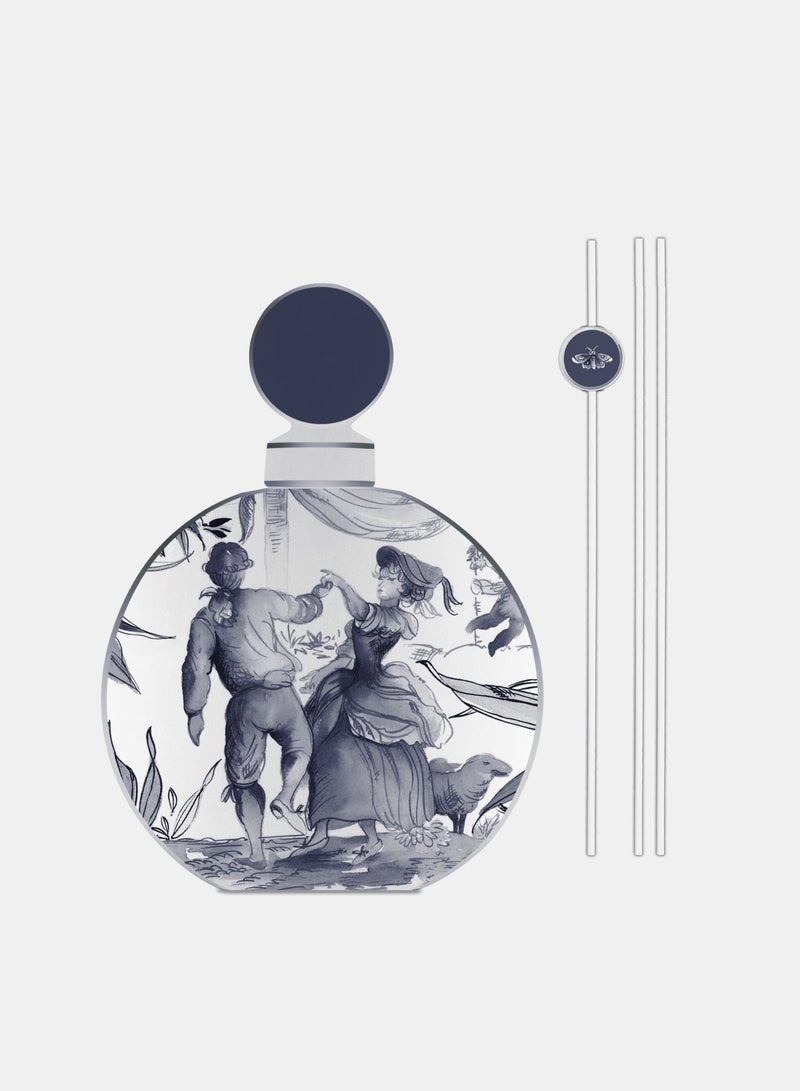 Baci milano Round Bottle Diffuser with 3 aroma sticks Porcelain, Baci Milano Versailles - Image 2