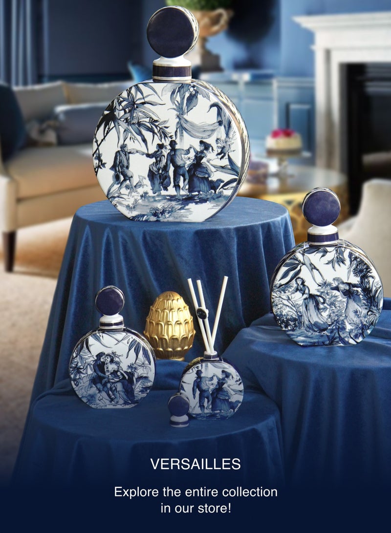 Baci milano Round Bottle Diffuser with 3 aroma sticks Porcelain, Baci Milano Versailles - Image 5
