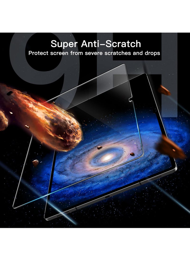 Jetech Screen Protector For Samsung Galaxy Tab S8 Ultra 14.6 Inch 2022 Model Sm X900 Sm X906 With Easy Installation Frame Tempered Glass Film Hd Clear 2 Pack - Image 4