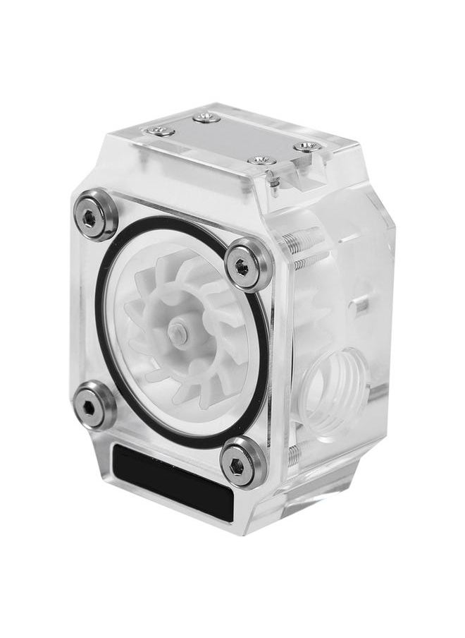 Thoraya G1/4" Thread Water Cooling Flow Meter Indicator for PC Water Cooling System Acrylic White  - Image 4