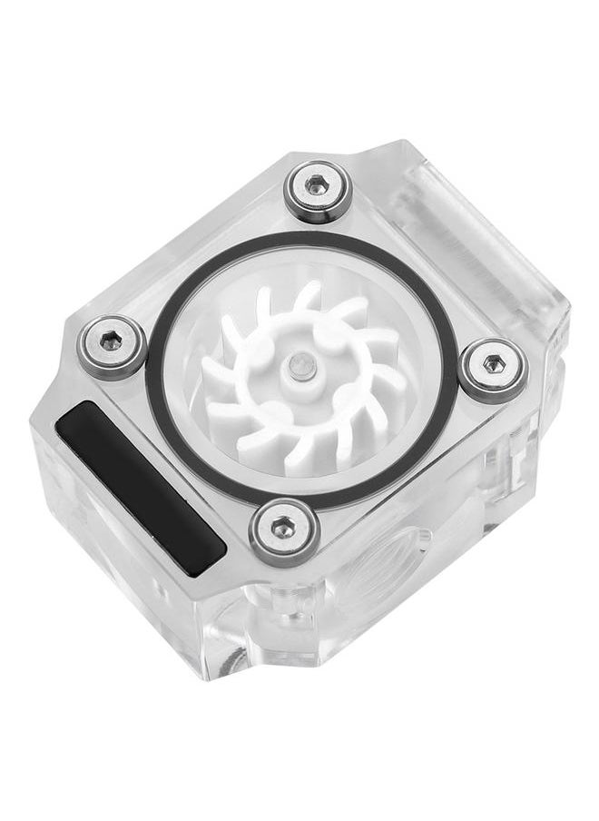 Thoraya G1/4" Thread Water Cooling Flow Meter Indicator for PC Water Cooling System Acrylic White  - Image 5