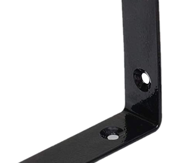bvslf Wall Bracket for Shelves, Wall Bracket for Home Decor, Metal L Angle Bracket for Wall Shelf with Matching Screws - Pack of 4 (6 '' x 4 '') - Image 3