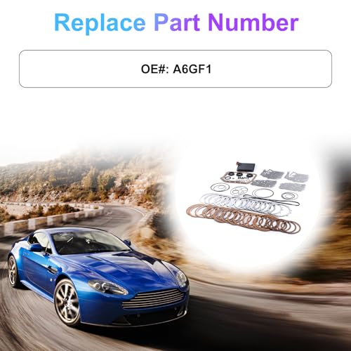 INGKAN A6GF1 Transmission Master Rebuild Kit w/Filter Fits for 12-14 Hyundai Accent/Elantra, 11-14 Kia Optima/Soul/Sportage 2.0L Replace OE A6GF1 - Image 3